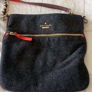 Kate spade grey shoulder satchel